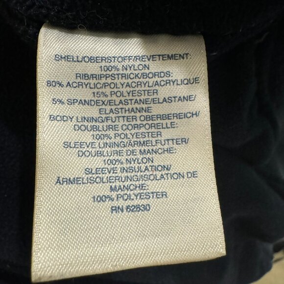 Lands End Nylon Fleece Girls Bomber Jacket - Picture 5 of 6